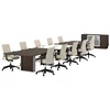 Modern luxury business meeting room furniture rectangular negotiating table