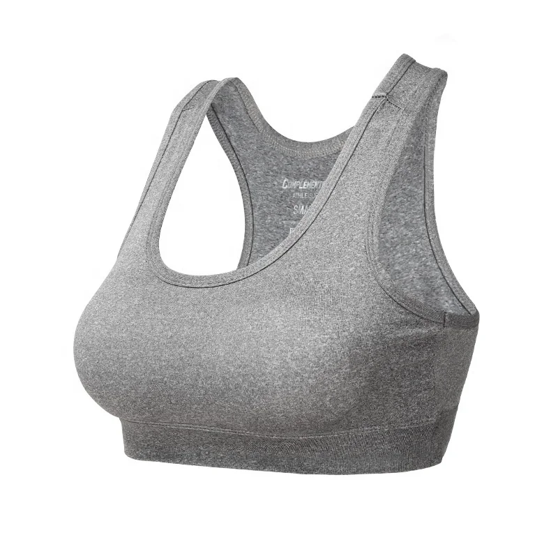 

hot Wholesale Customize logo Hot selling Women's sports quick-drying vest Sexy yoga top suspenders breathable bra, Orange, gray