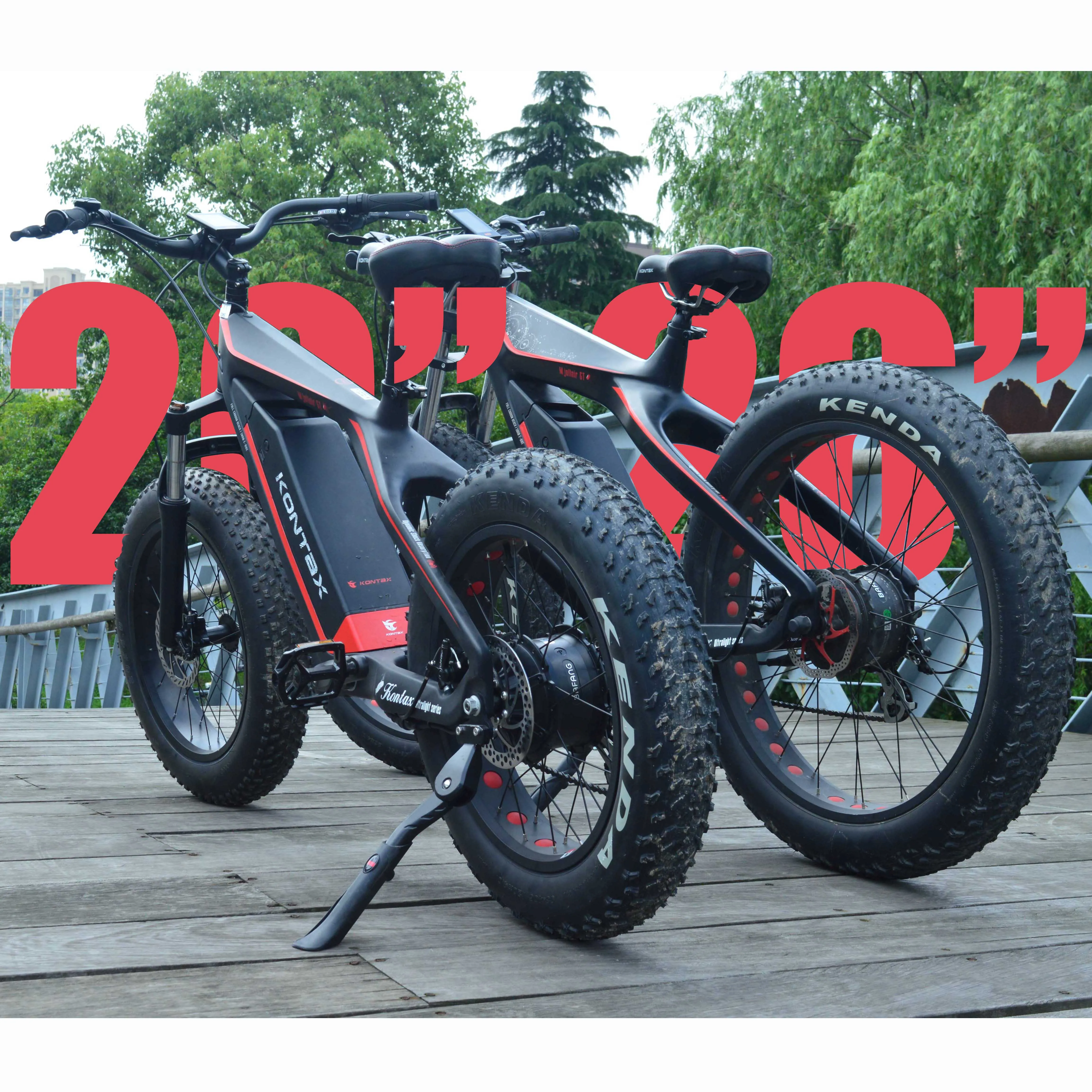 

48v1000W 20''x4.0 Snow Beach Bicycle Fat Tire Electric Bike with 48V13AH Lithium Battery for Adult, Customizable