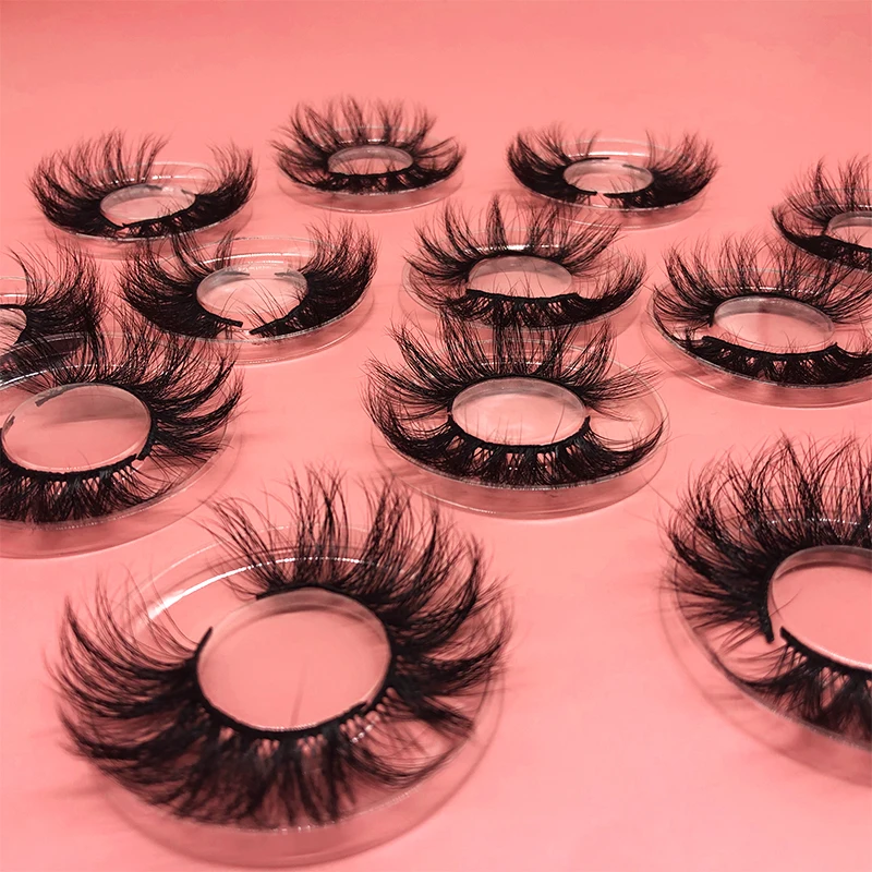 

2021 new style 25mm real mink eyelashes wholesale 3d eyelash book packaging