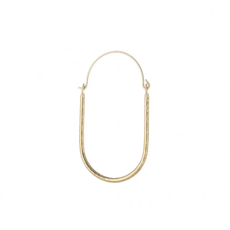 

Manufacturer Supply Exaggerated Fashion Minimalist Big Hoop Womens Earrings Trendy