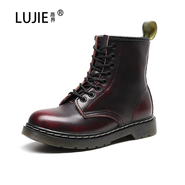 

Dr Custom winter marten Classic flat sole 1460 8 eyelet with logo leather fashion sale ladies brush color work ankle boots