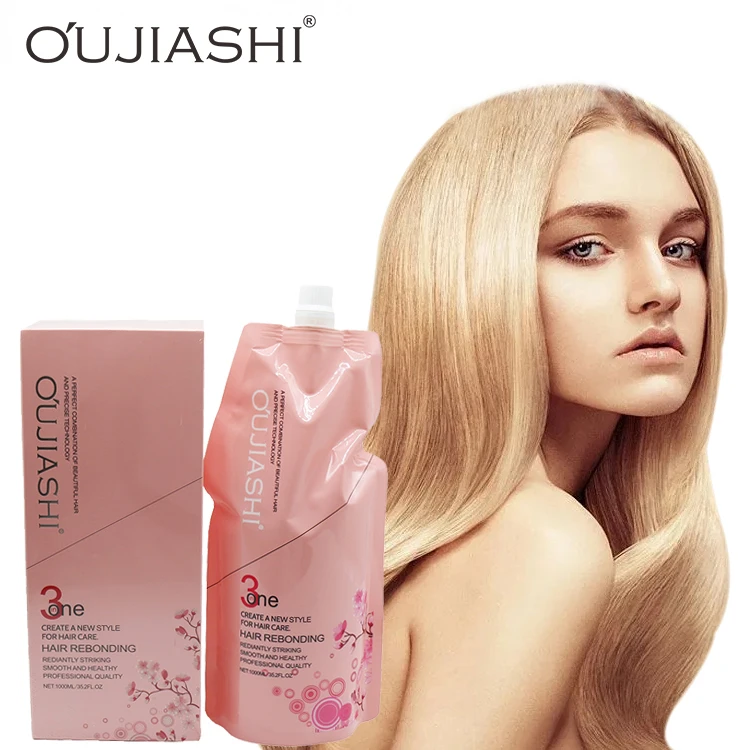 

Oujiashi Three In One Rebounding Hair Straight 1000ml For Salon Use HAIR REOUNDING STRAIGHT