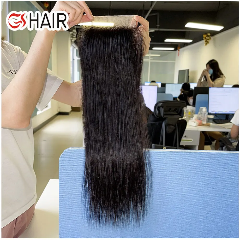 

Wholesale Invisible Thin Skin Hd Swiss Lace Closure,u Part 4*4 Swiss Lace Closure,Free Part 10a Straight Human Hair Closure