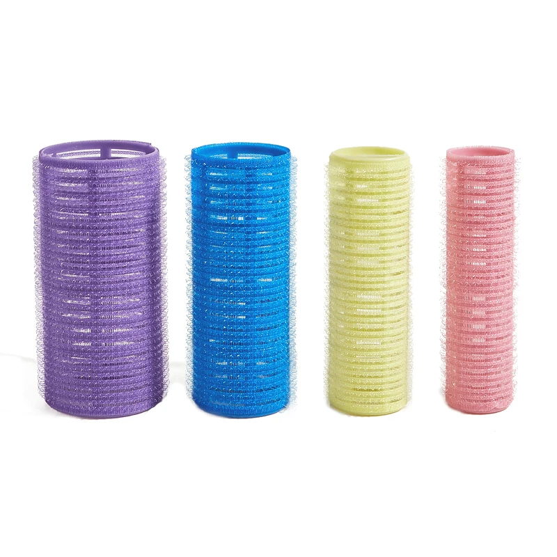 

Colored Hair Rollers Self Adhesive Sticking Hair Firmly Natural Curling Tool Hair Curler