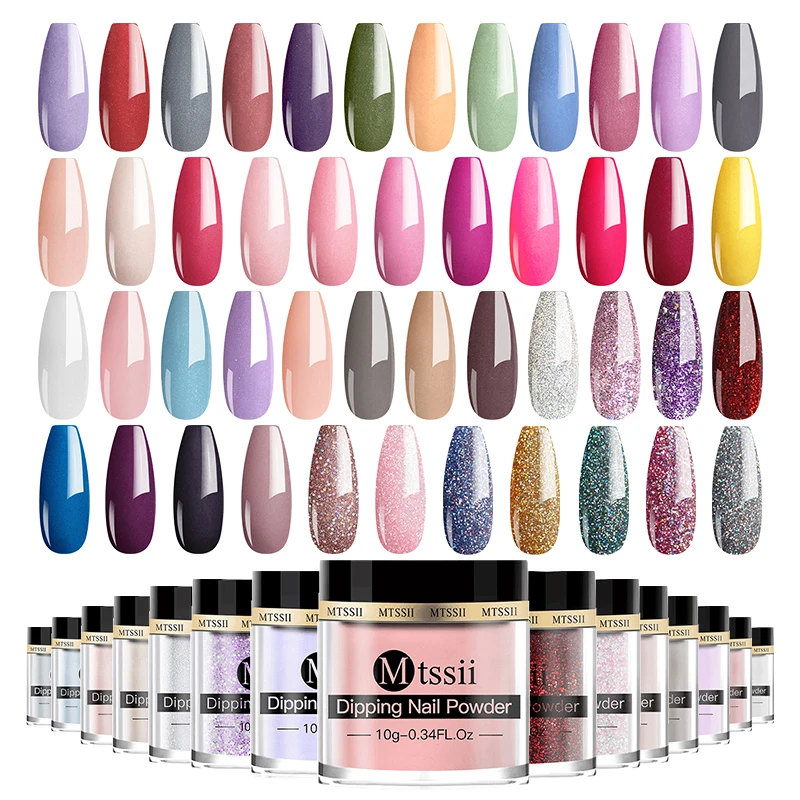 

Dip Nails Private Label Fast Dry Nail 3 1 1oz Mtssii Acrylic Oz Azura Natural Dipping Powder System, 46 colors for chosen