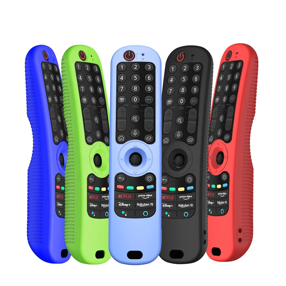 

Silicone Protective Case Use For 2021 LG OLED TV AN-MR21 MR21GC MR21GA Fit For LG Magic TV Remote Case, Red,black,blue,fluorescent green,fluorescent blue