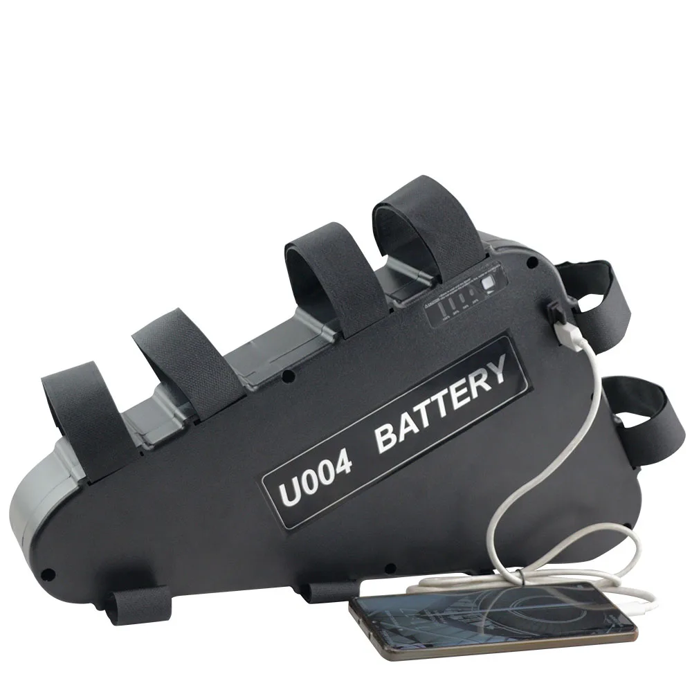 

UPP 48V 20Ah Lithium Battery Pack Akku 18650 Bike Battery Triangle Electric Bicycle 1500W