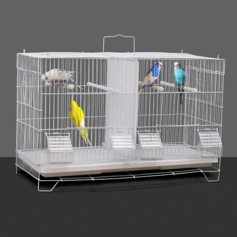 

Parrots plastic with hanging hooks bird cage MGNx antique pet bird cage double bird breeding cage for sale