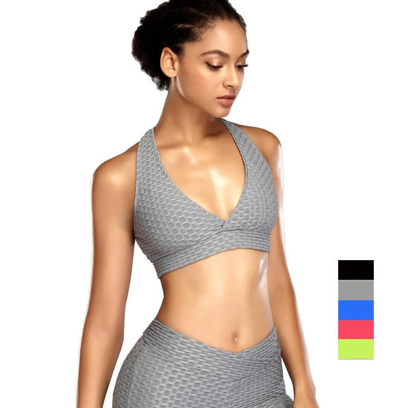 

XXXL Cross shockproof woman support athletic fitness yoga sport gym wear bra