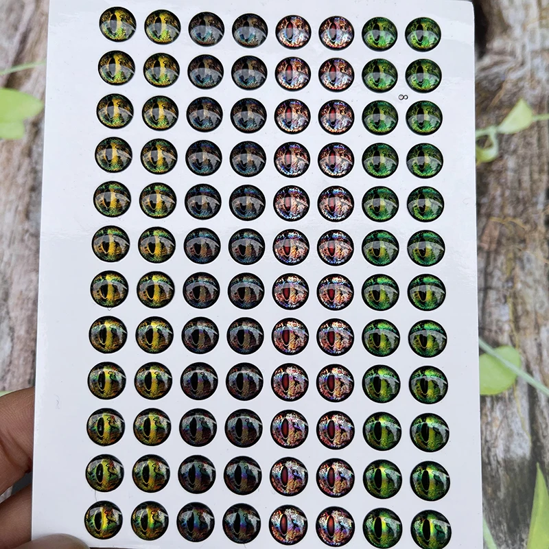 Plastic Fish Eyes,Four Color 3d Fish Eyes With Effect 3d Eyes For