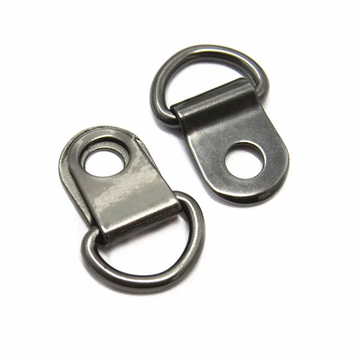 Custom Color Black Metal Shoelace Hook With Rivet And D Ring Buy D