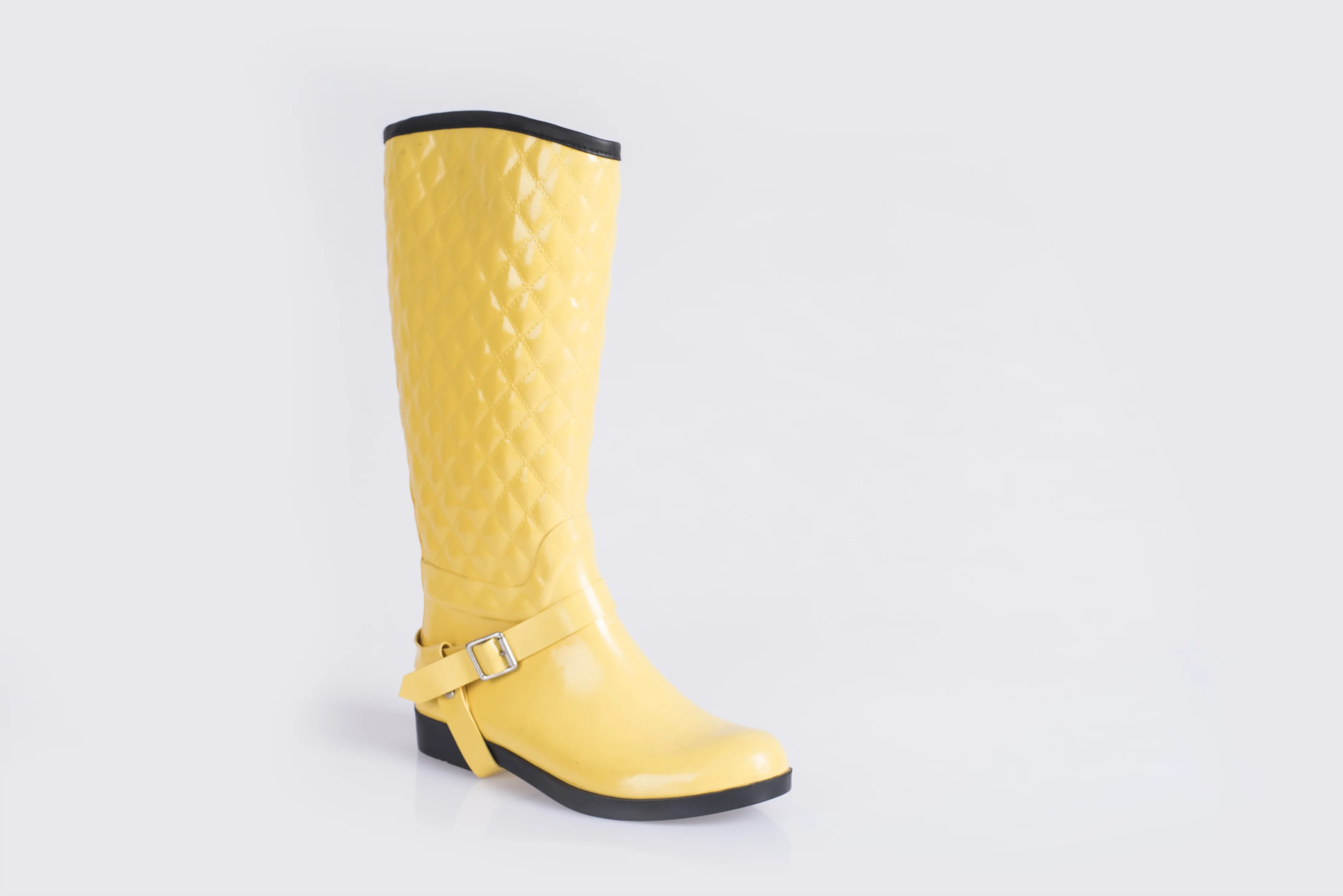 时尚压花女式防水,批发wellington gumboots,橡胶雨靴