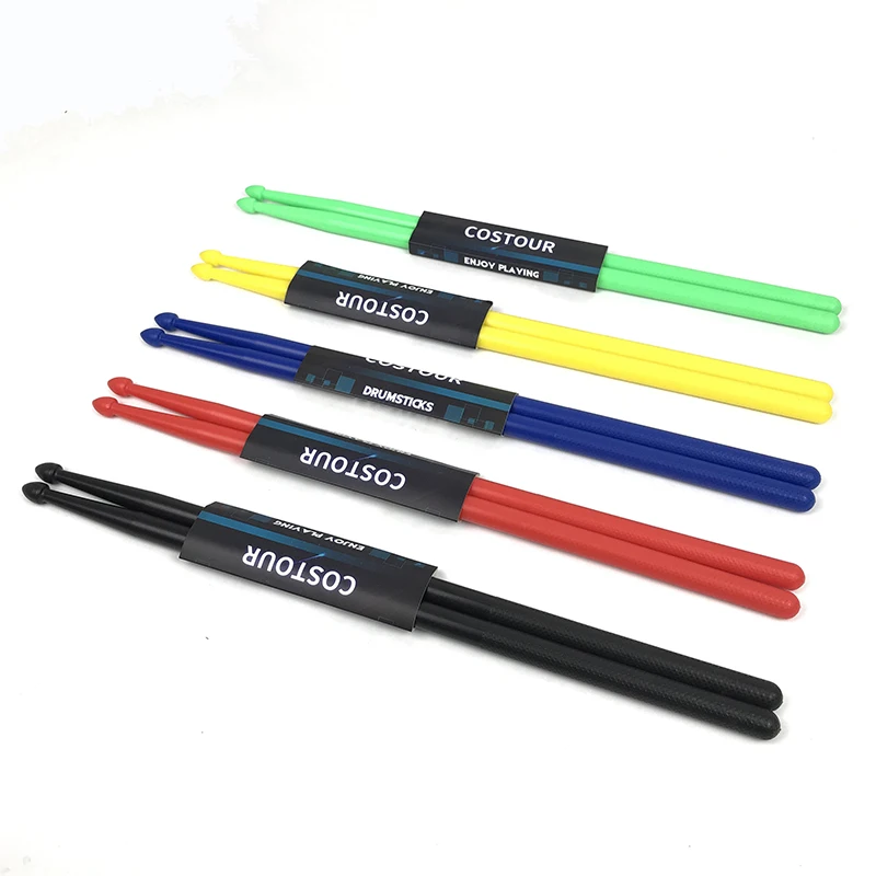 5a Colorful Nylon Drumstick Antislip Handles For Kids Adults Musical