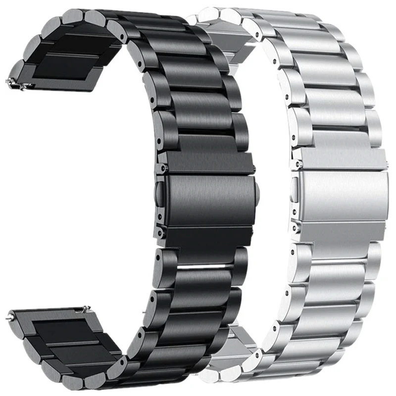 

Quickly Release Three Beads Stainless Steel Metal Watch Strap For Samsung Galaxy Watch Band