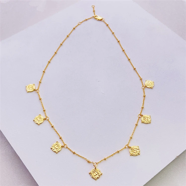 

Aimgal Jewelry The new fashion retro gold plated short necklace