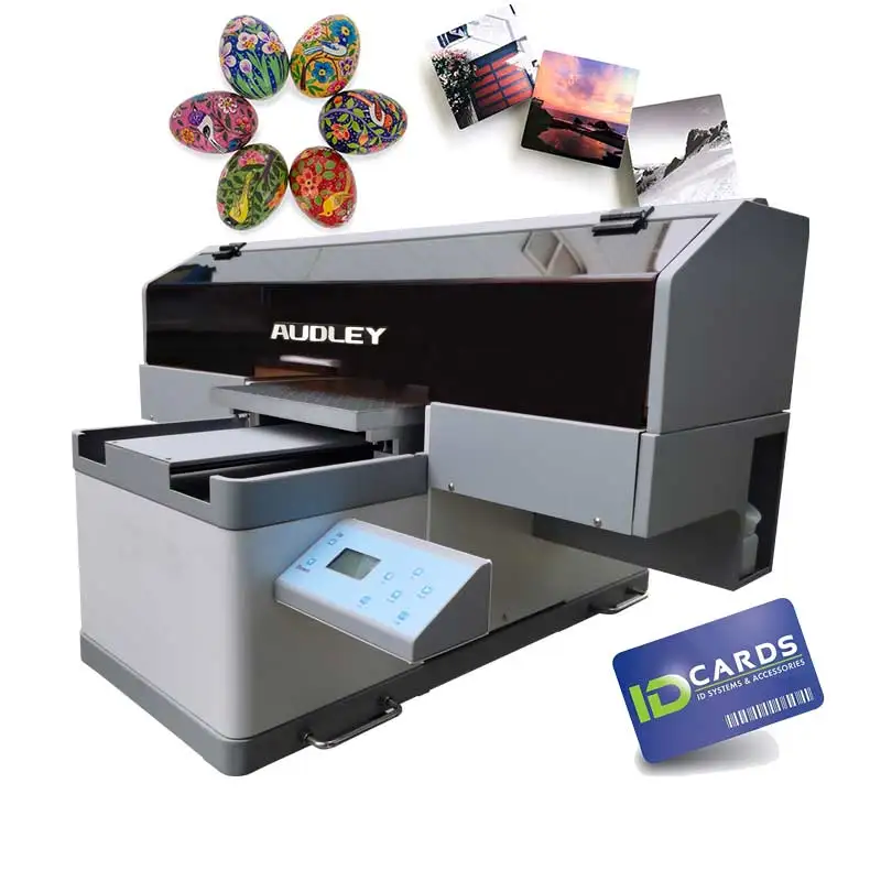 

Audley popular cheap digital small flatbed a3 uv printer xp600 mobile cover printing machine with photoprint rotary device