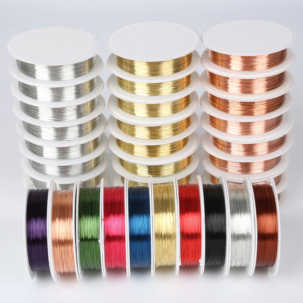 

XuQian 16 Gauge Gold Plated Copper Wire For DIY Jewelry Making