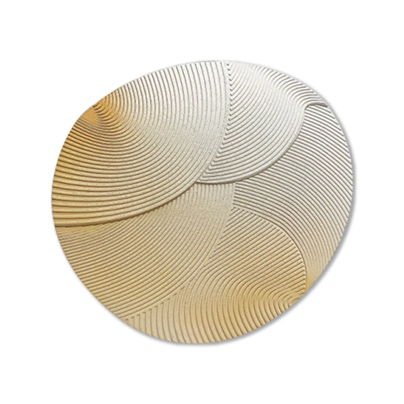 

Modern Home Decor Minimalist Line Artwork Handmade 3D Painting Abstract Plaster Wall Art