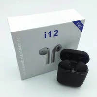 

Free sample earphones bluetooth 5.0 tws i12 for apple airpods i12 tws wireless earbuds