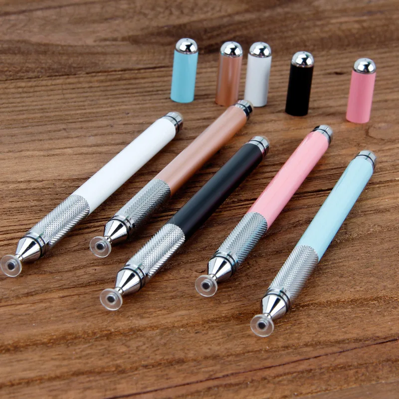 

Thailand 2 in 1 Metal Disc Stylus Tip Pen Pastel Blue Capacitive Dick Stylus Touch Screen Pen for cellphone, Tablet PC