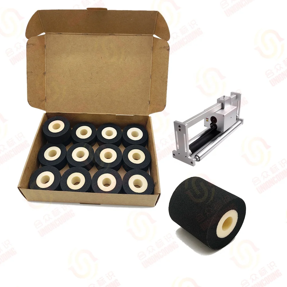 2024 New Process 36*32mm Solid Ink Roller for MY-380 Date Coding Machine Transfer Printing With Solvent Ink