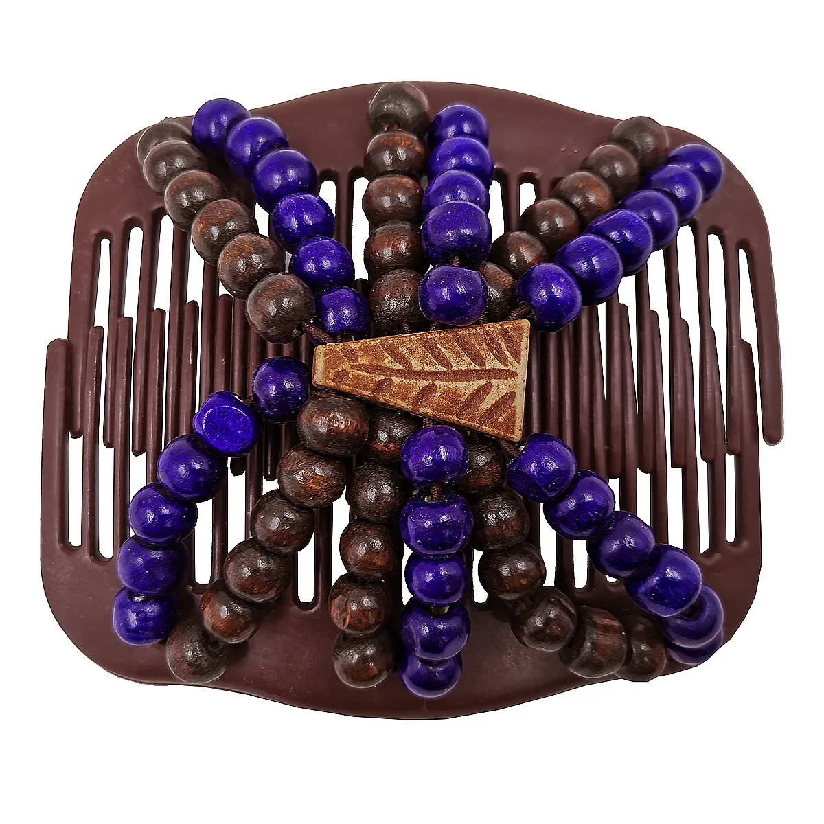 

Popular Fashion Professional Wooden Hair Comb Ladies Magic Beads Hair Combs Accessories, Any color is available