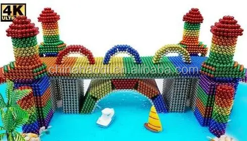 Amazon Hot Sell ABS Magnet Kid Toys  48pcs 78pcs 120pcs colorful  Magnetic Building tiles