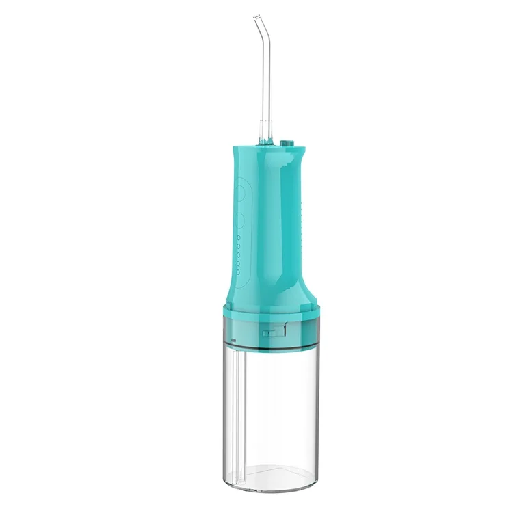 

Newest handheld oral irrigator with 5 clean mode teeth cleaning kit portable foldable electric cordless water flosser