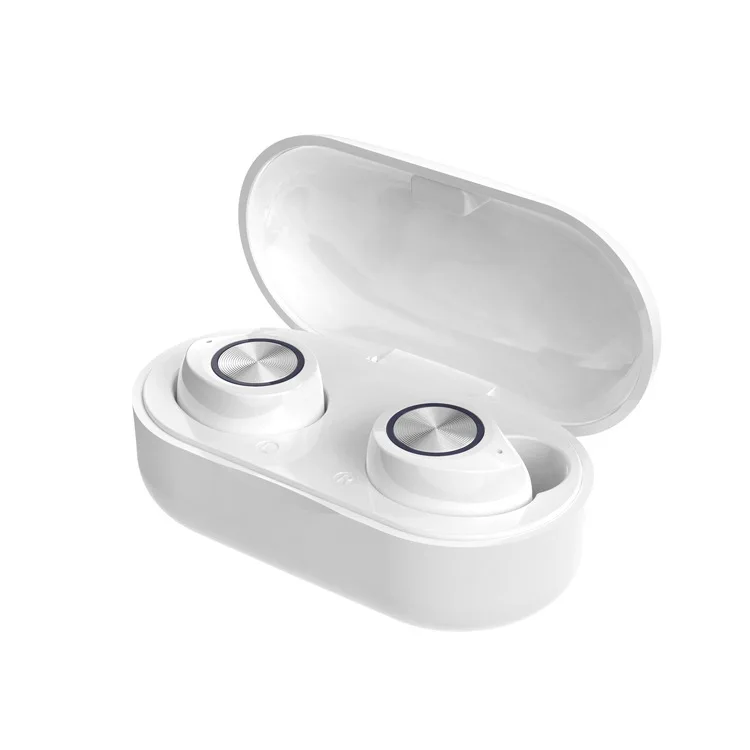 

TW60 turely wireless stereo cute pure colorful earbuds HIFI gaming Highly sensitive Bass heavy headphone, White black