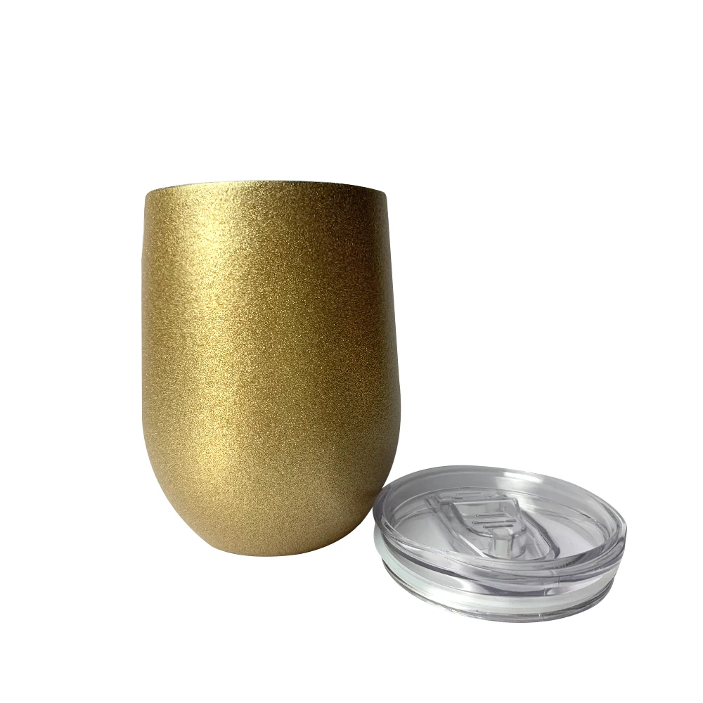 

Hot Selling Glossy Birthday Party Stainless Steel Wine Double Wall Blank Tumbler Thermos Sublimation Bottle