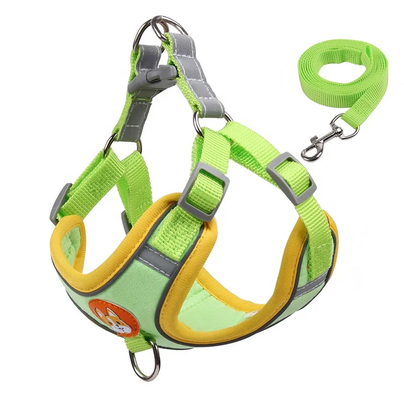 

Wholesale Reflective Vest Harness with 2 Leash Attachments and Easy Control Handle for Small Medium Large Dog