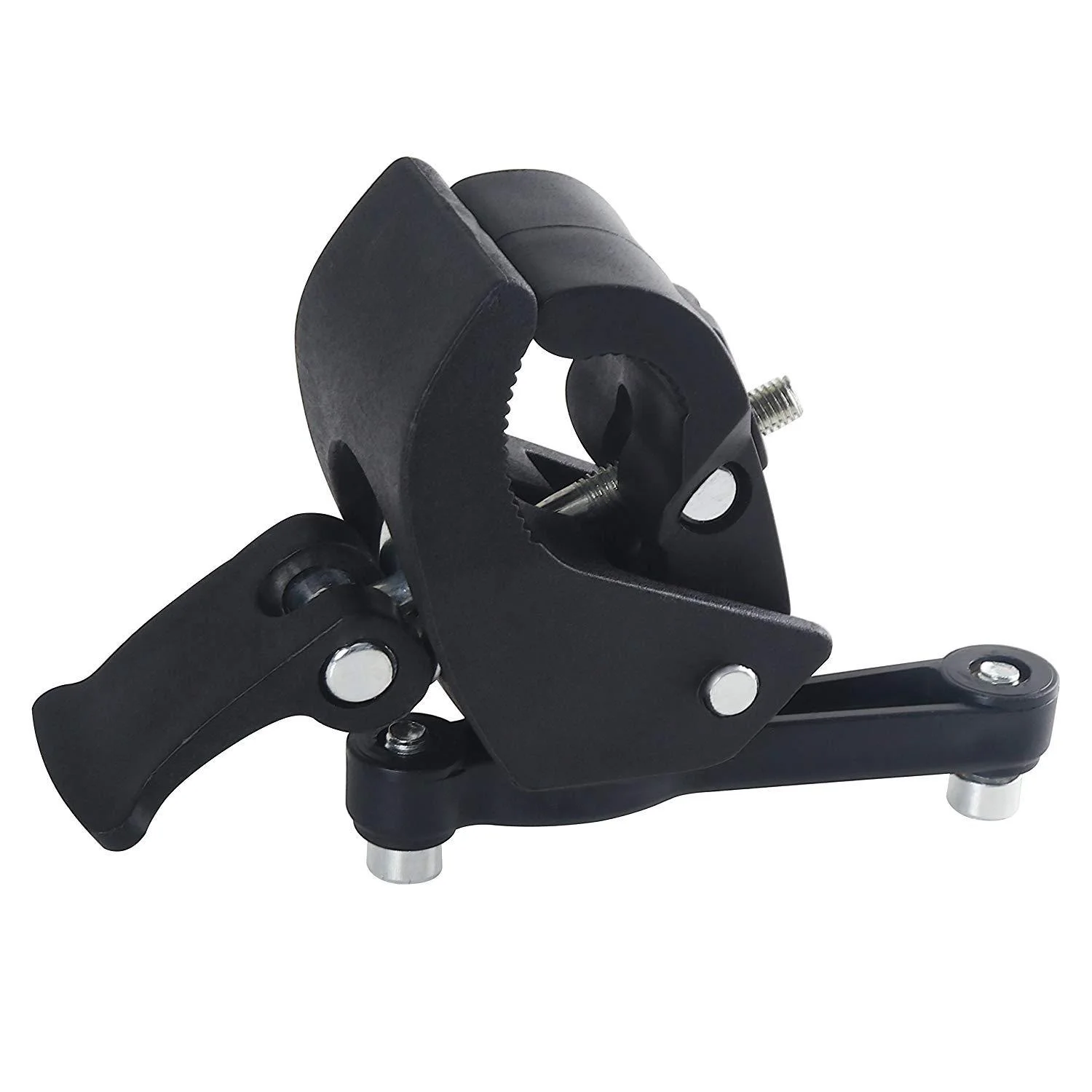 

Wholesale 360 degree rotation mini ball head clamp handlebar bike water bottle cage, Black