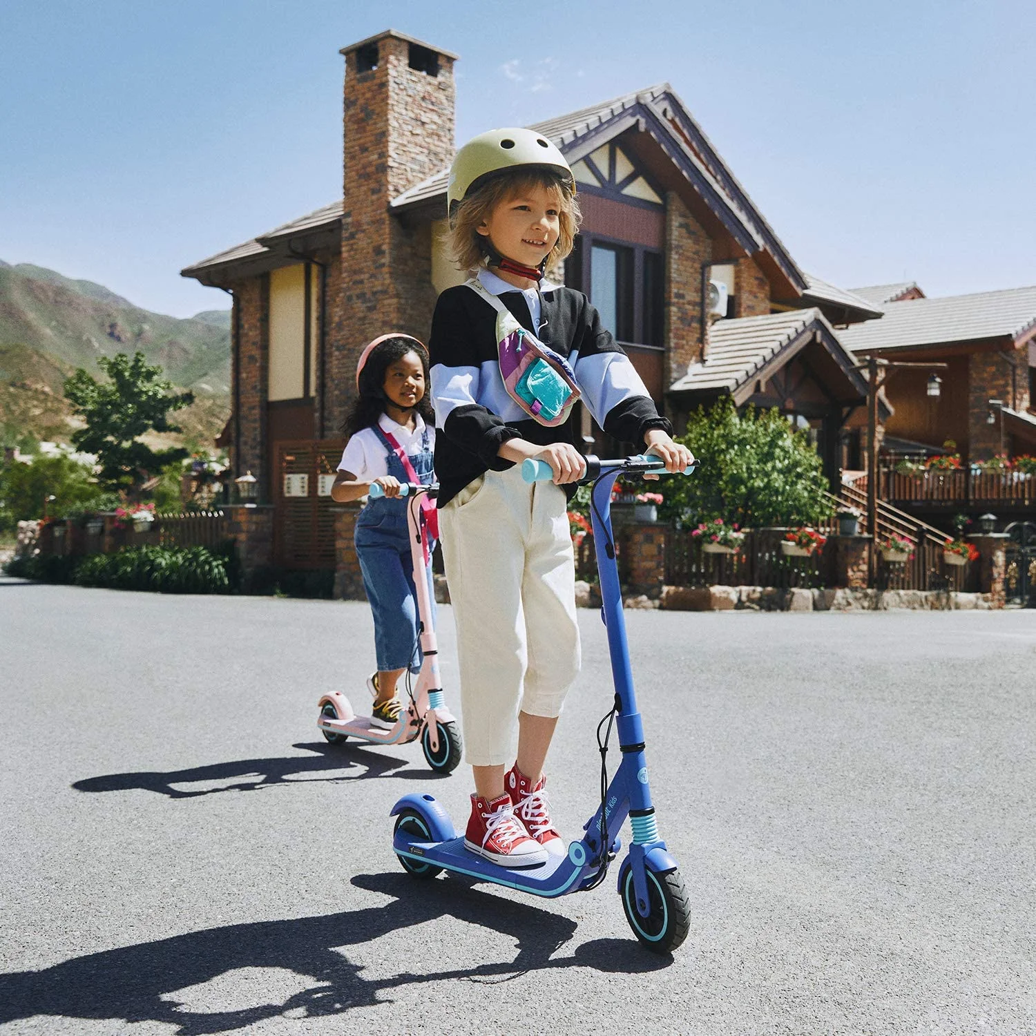 

Best Push kick scooter electr for Kids Two Wheels Electric Scooter for 2-16 Years Old children Girls Boys child scooter