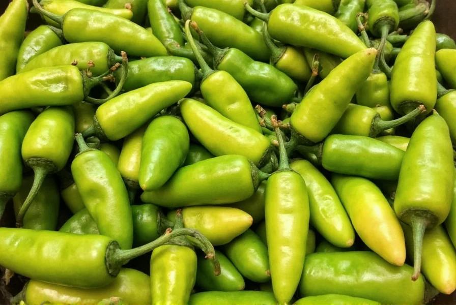 Serrano Peppers in Kitchen