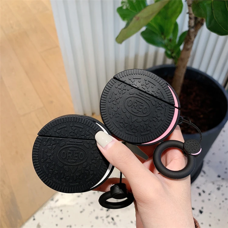 

creative for food airpods case silicone for designers airpod case cookies Chocolate Chip for air pod case cover