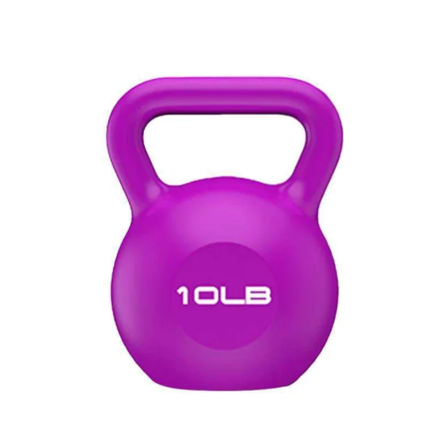 

Wholesale household color PVC environmental protection fitness Kettlebell 10LB, Colorful