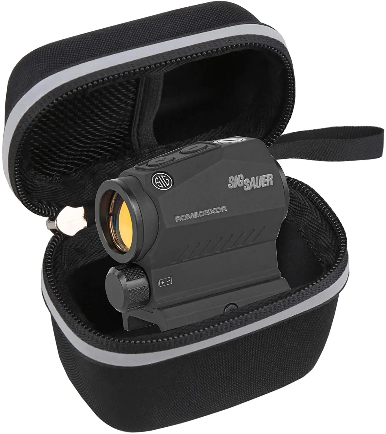 

Hard Storage Travel Case for Sig Sauer SOR52102 Romeo5 XDR Compact Red Sight 2 MOA Dot (Only Case), Black