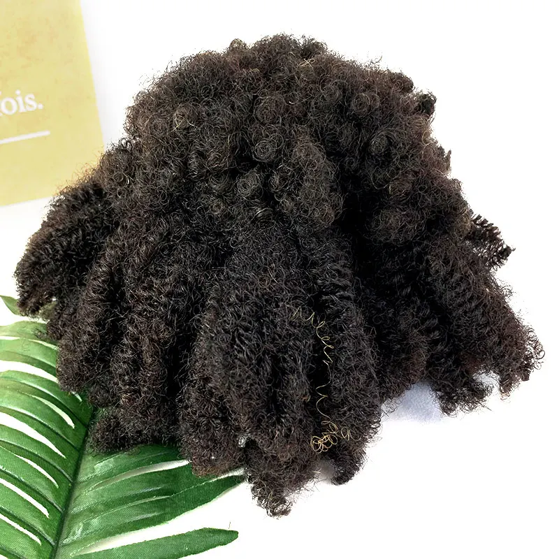 Hot Selling Afro Kinky Bulk Human Hair 12A Brazilian Hair Remy Afro Kinky Bulk Human Hair for Braiding Dreadlock