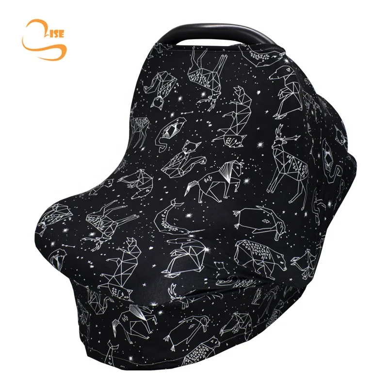 

New Arrival 4 in 1 Soft Baby Carseat Cover Multi Use Stretchy Nursing Cover Baby