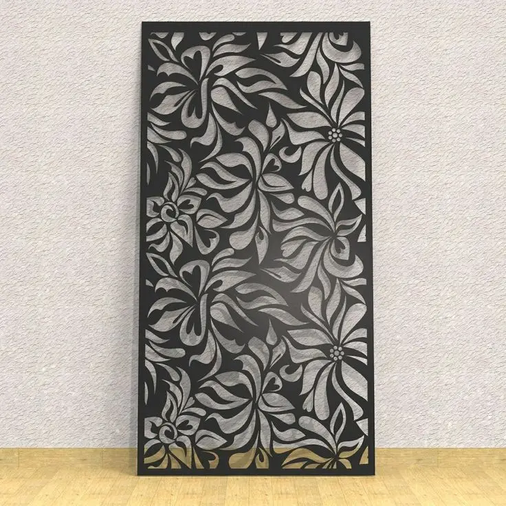 

metal decorative outdoor laser cut panels for garden fence