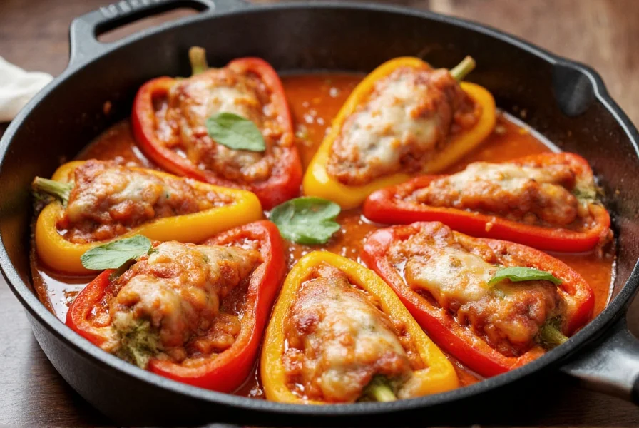 Stuffed Pepper Skillet: One-Pan Dinner in 30 Minutes