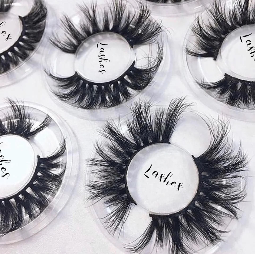 

Wholesale Wispy 25 MM Mink Eyelashes Strip Cils Bulk Wholsale Lahes 25mm 3D Mink Full Strip Lashes