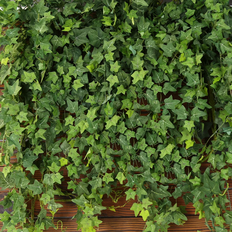 

Indoor Outdoor Decor  Artificial Ivy Leaves 12 Pack Faux Leaf Hanging Plants Fake Foliage Ivy Vines, Like photo