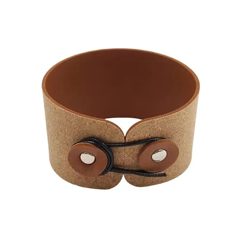 

Quick Shipping Cork Coffee Cup Band Holder Insulated Coffee Cup Sleeve Heat Resistant Non-Slip Wraps for Beverage Cups