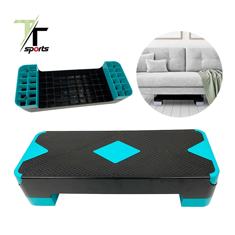 

TTSPORTS NEW Design Custom Logo Aerobics Board Step Exercise Platform With Risers