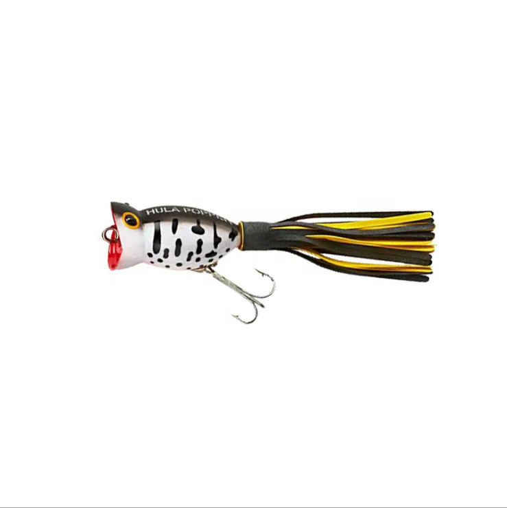 

11G Popper Topwater Hard Floating Handmade Fishing Lure Trolling WITH skirt