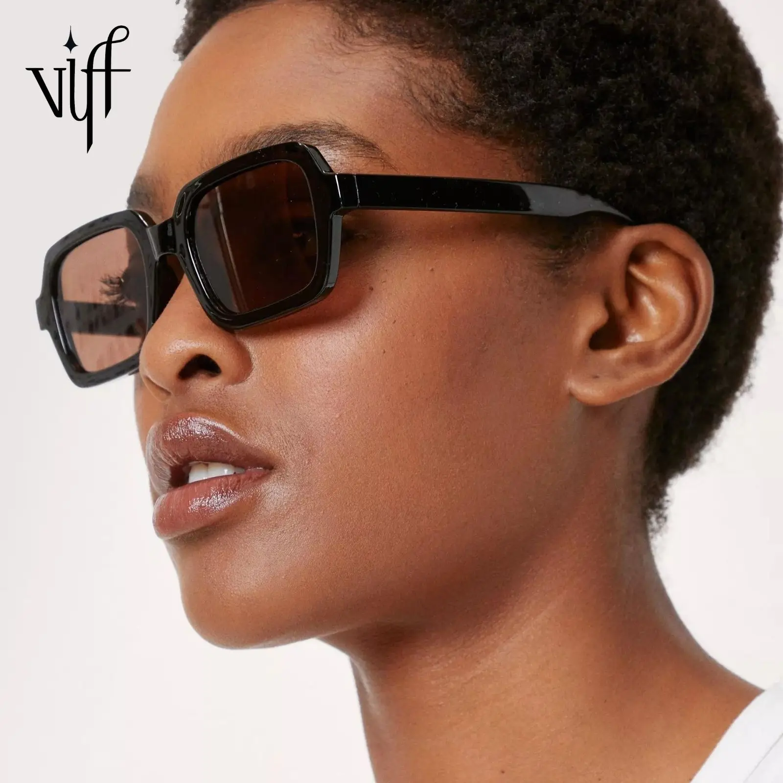 

VIFF HP20594 Vintage Square Women Sunglasses Amazon Hot Selling Female Ladies Rectangulo de plastico Gafas de sol