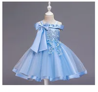 

2019 new born 1 year birthday party wear clothes dress for baby girl