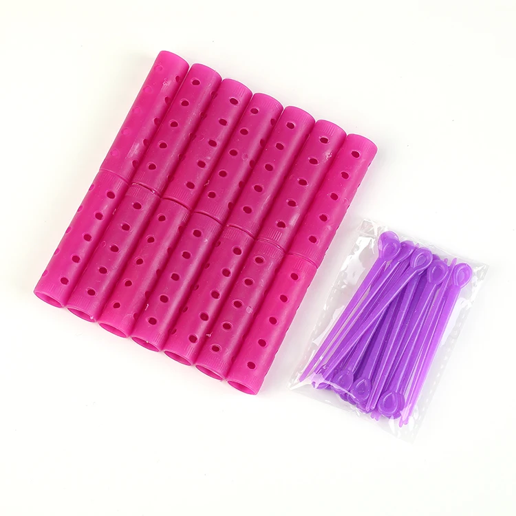 

Factory Supplied Magic Hair Curler Hair Styling Tool Plastic Hair Rollers For Home Use, Pink, blue, purple, yellow,customized as pantone code
